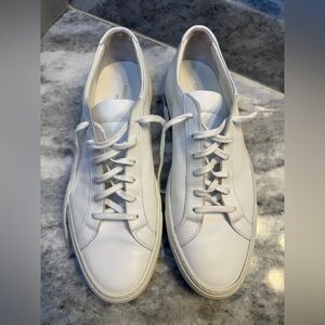 Men's Common Projects Original Achilles White Leather Sneakers